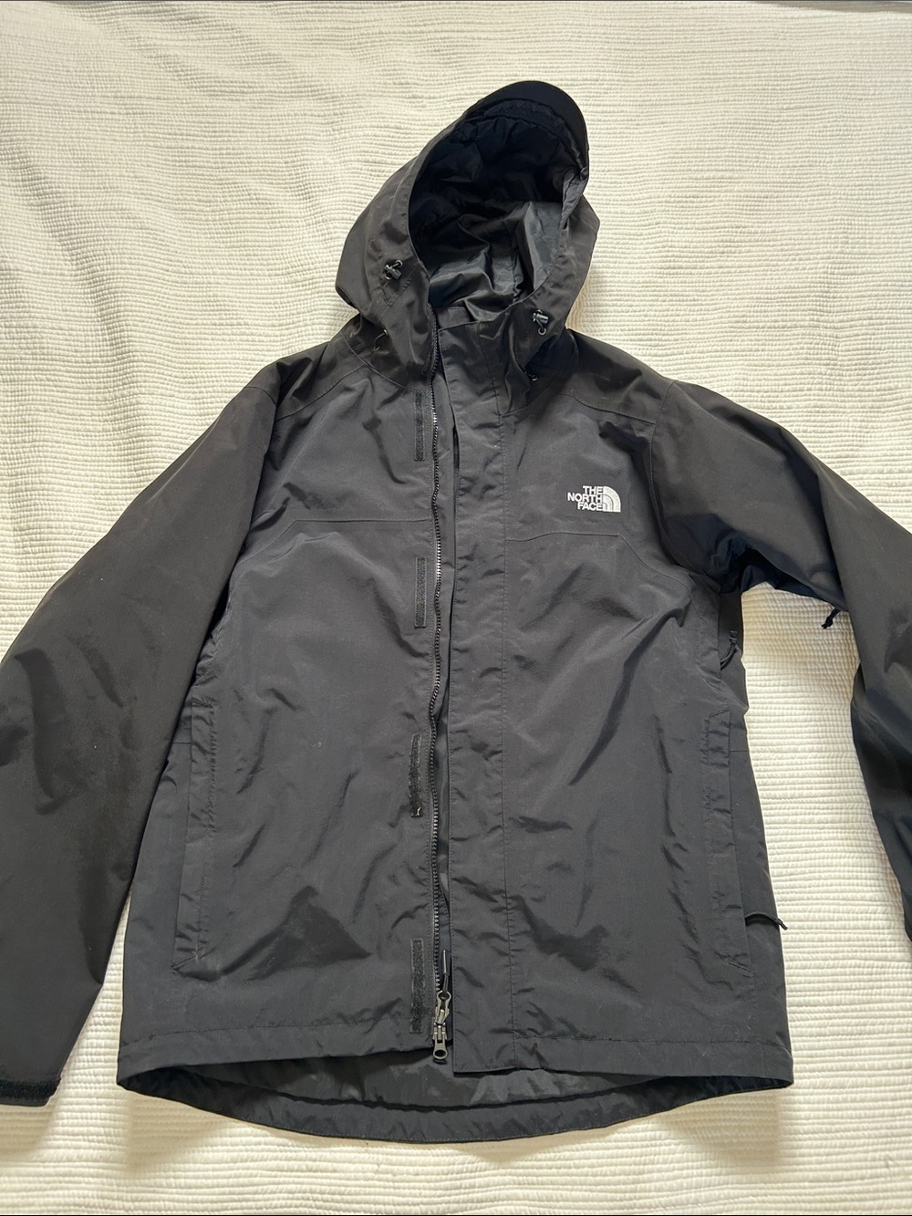 The North Face Black Men's Hooded Rain Jacket